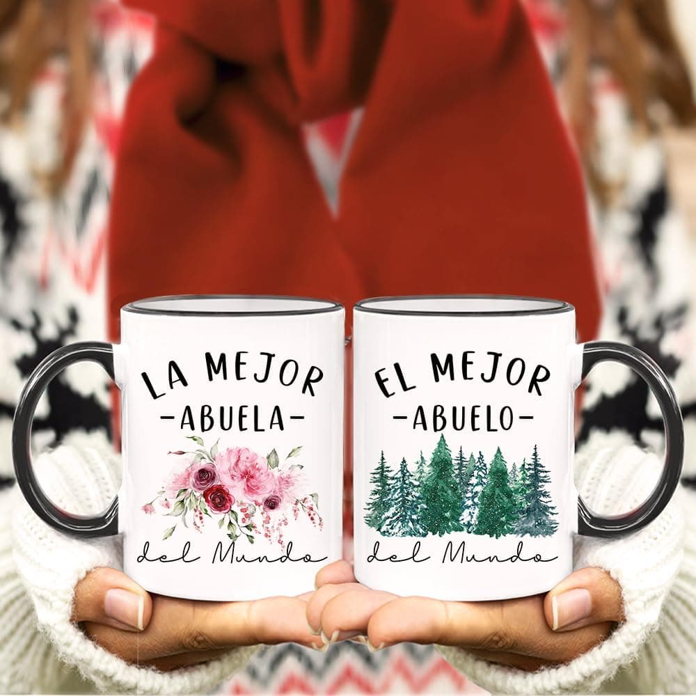 Fatbaby Juego de Tazas para la Mejor Pareja de Abuelos, foto 3