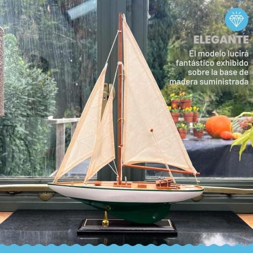 Base de exposición del velero J Class Thorness