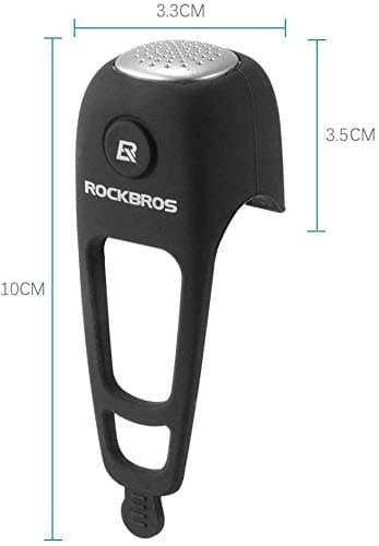 Timbre ROCKBROS visto de cerca en color negro