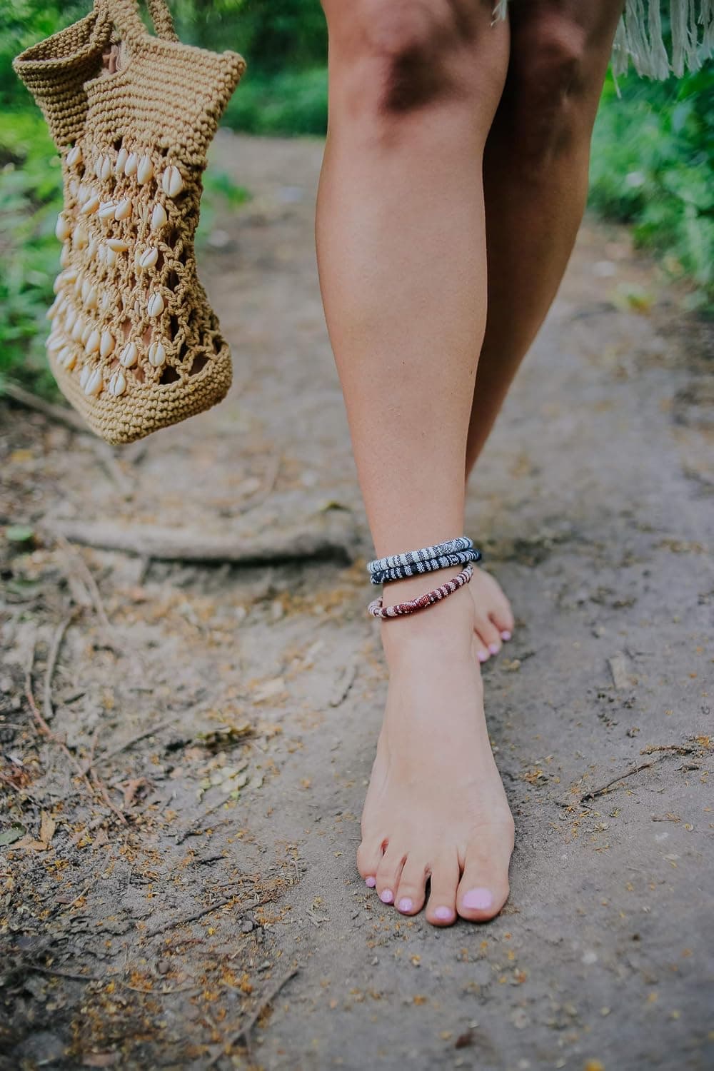 Tobillera Fina Boho Ajustable Resistente al Agua, foto 3