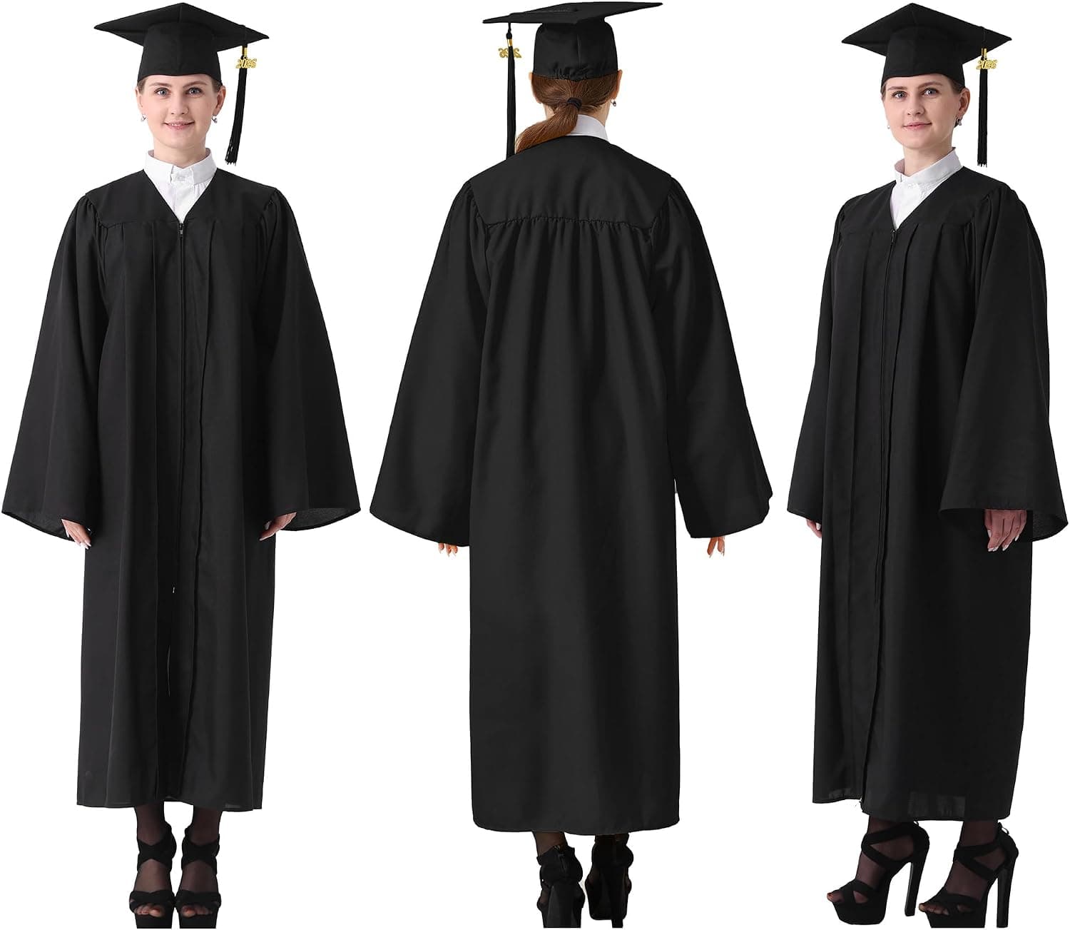 Toga y birrete de graduación, 12 colores, de GraduatePro, foto 2