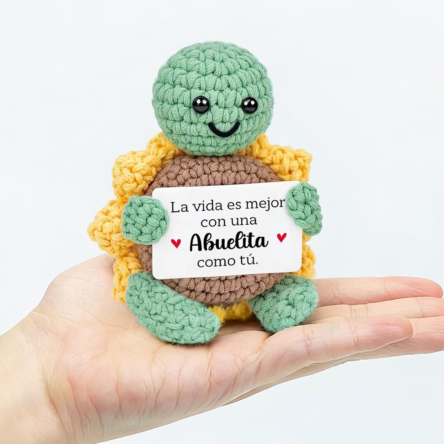 Aurasky Tortuga de Crochet con Girasol para la Abuela, foto 3