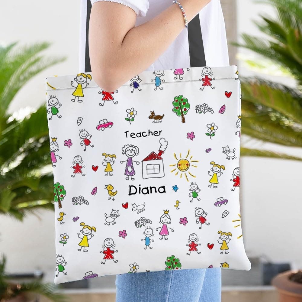 Tote bag personalizada con nombre o texto, de Wanapix, foto 2