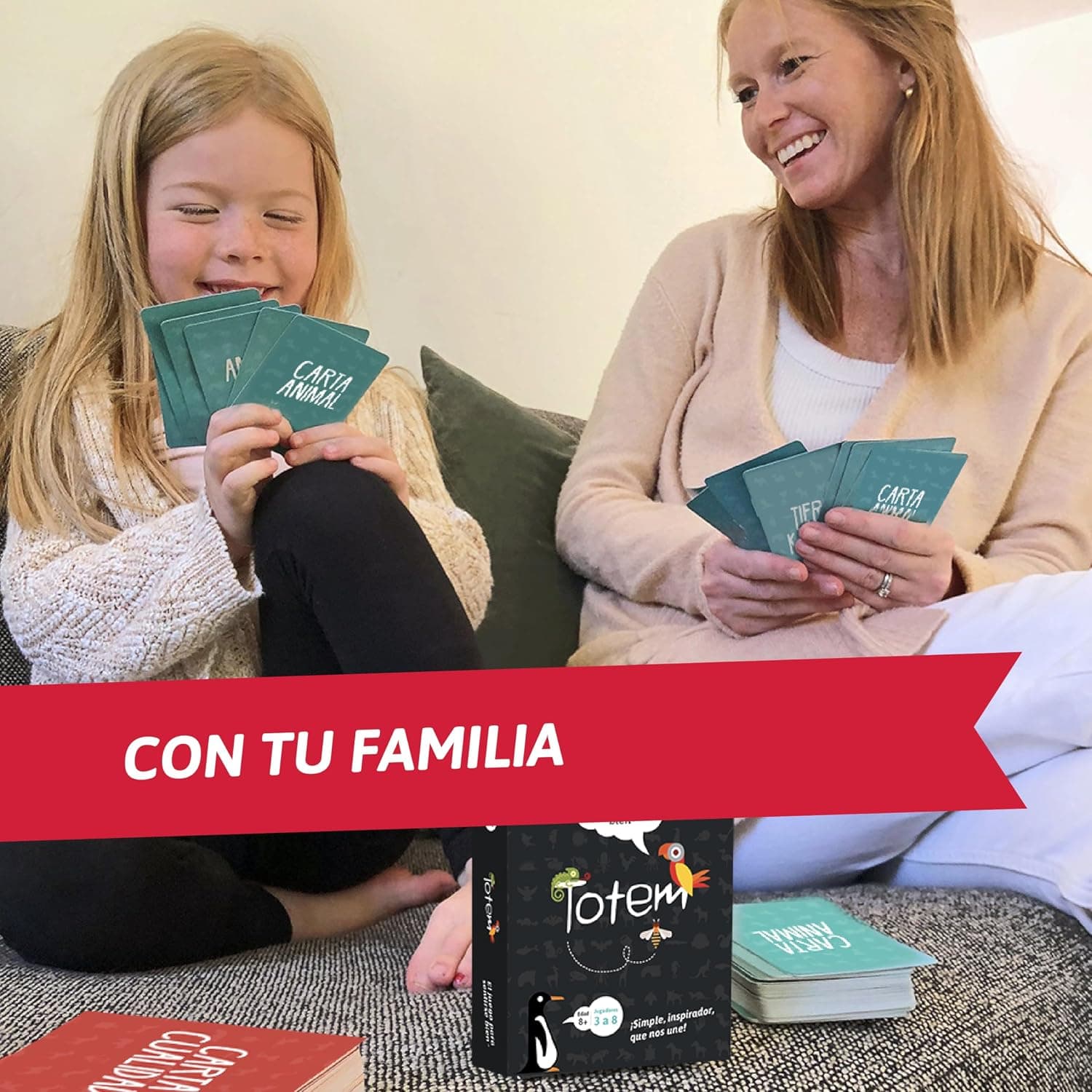 Cartas con mensajes positivos del juego Totem