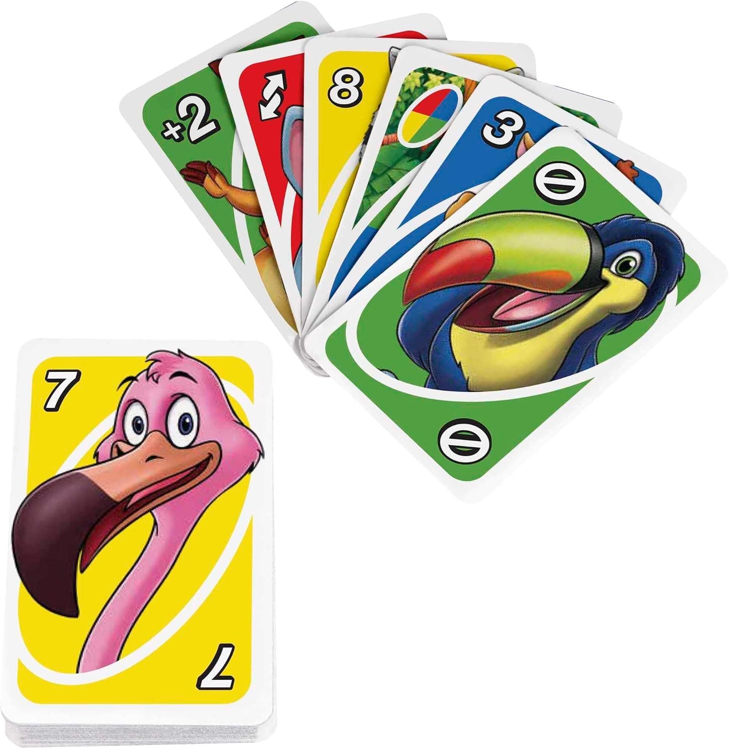 UNO Junior, Mattel Games, con dibujos de animales, foto 3