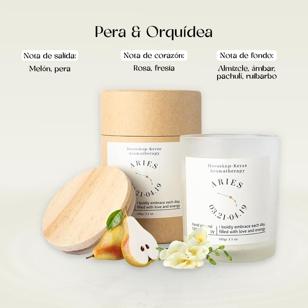 Vela perfumada personalizada con signo del zodiaco, foto 2