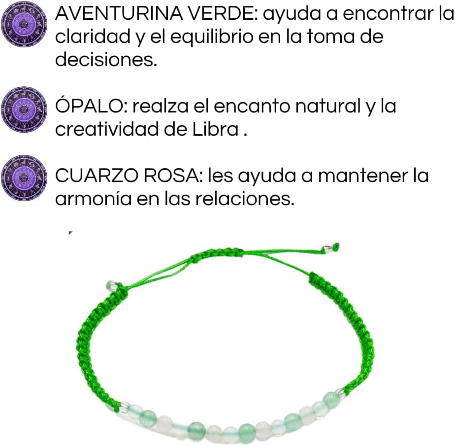 Vela de Libra con piedras y pulsera, de Ancient Wisdom, foto 3