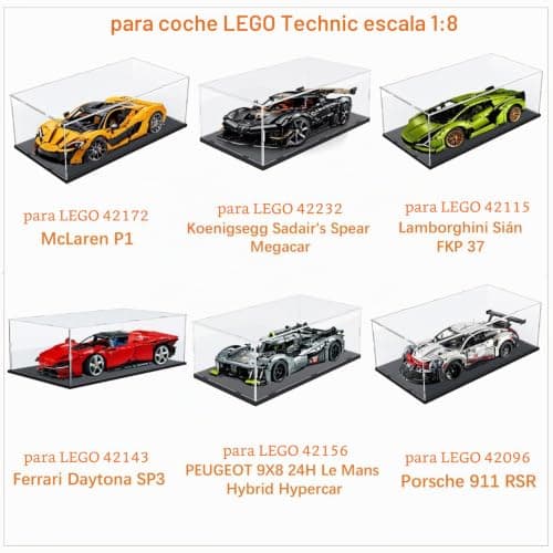 Vitrina Expositora con LED para LEGO McLaren P1 42172, foto 3