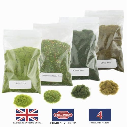 Fibras de hierba estática del kit War World Scenics