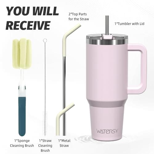 Detalle del color Rose Quartz en el vaso WATERSY