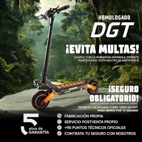 Caja de garantía con 5 años de soporte del ZWHEEL ZCougar