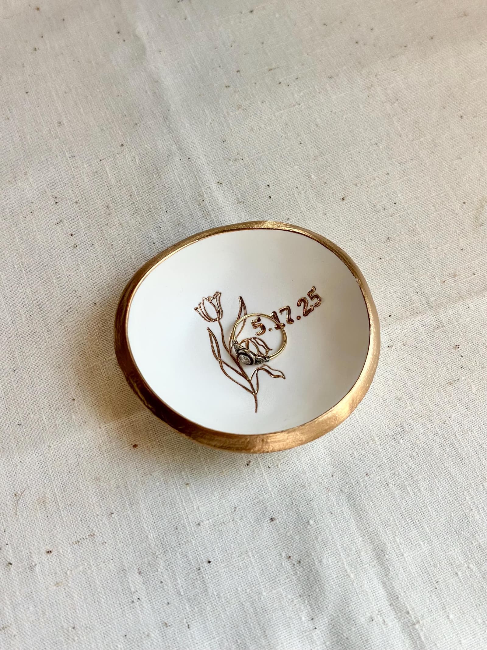 Plato para guardar el anillo, foto 6