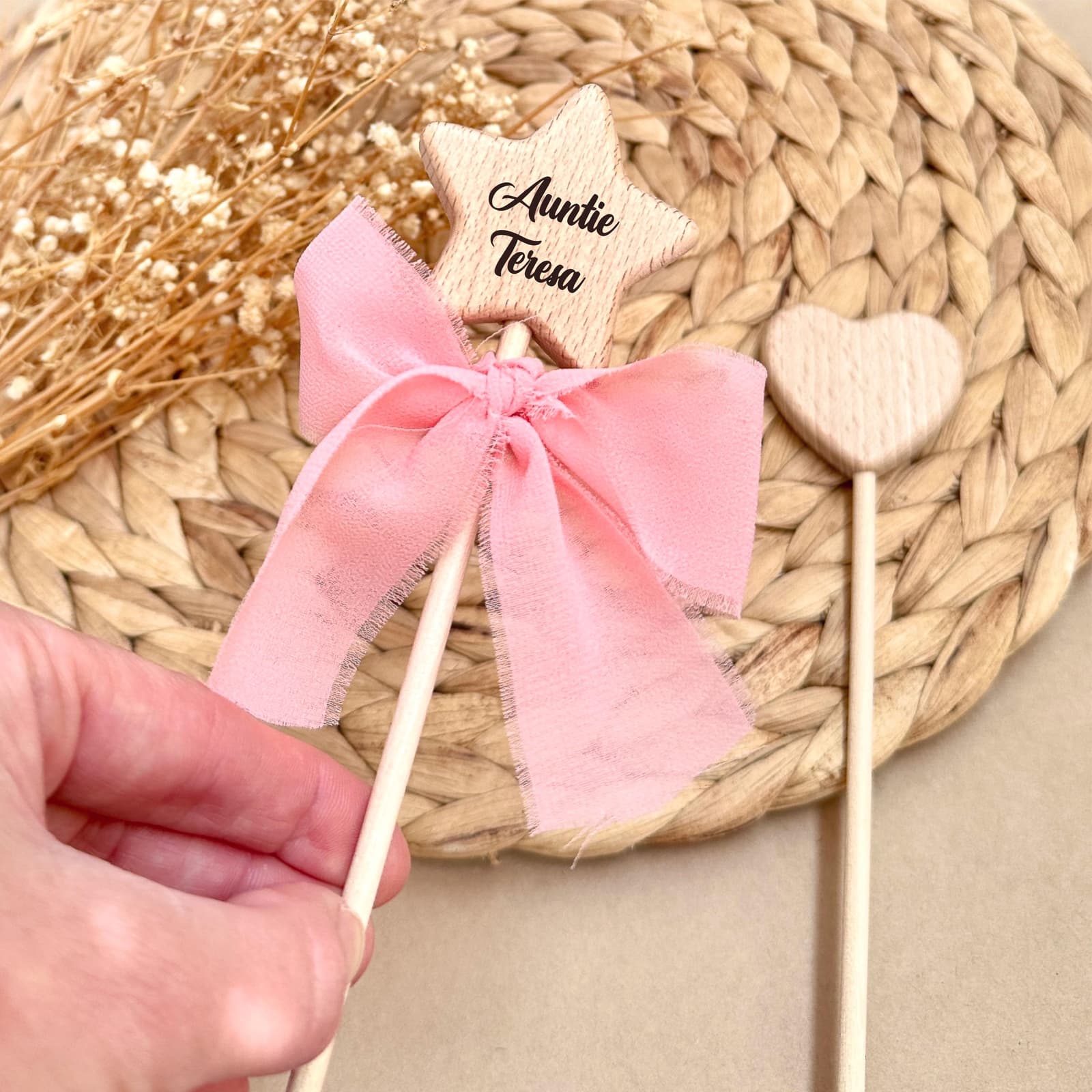 Varita mágica de madera personalizada, foto 5