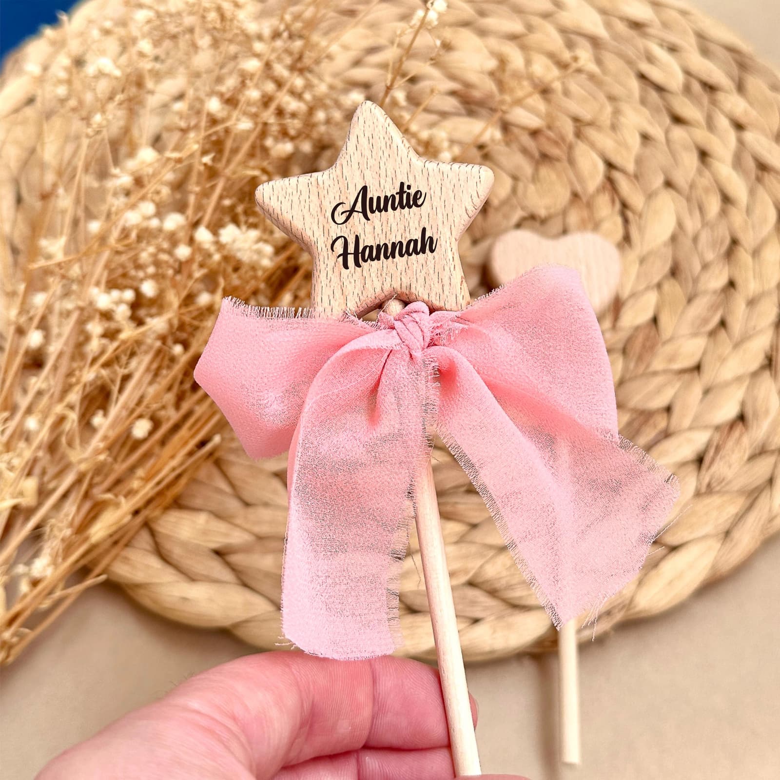 Varita mágica de madera personalizada, foto 4