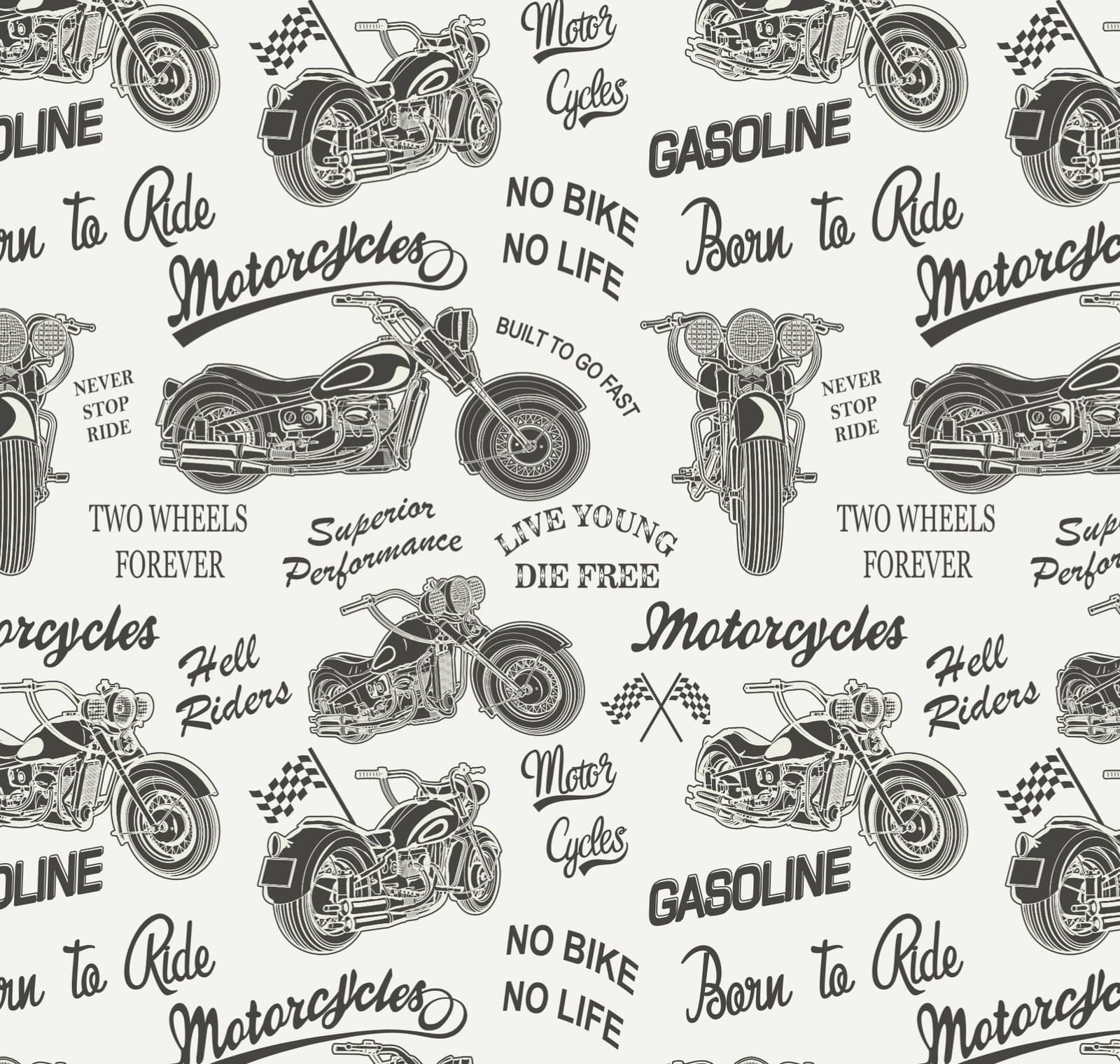 Papel de regalo con diseño de moto, foto 2