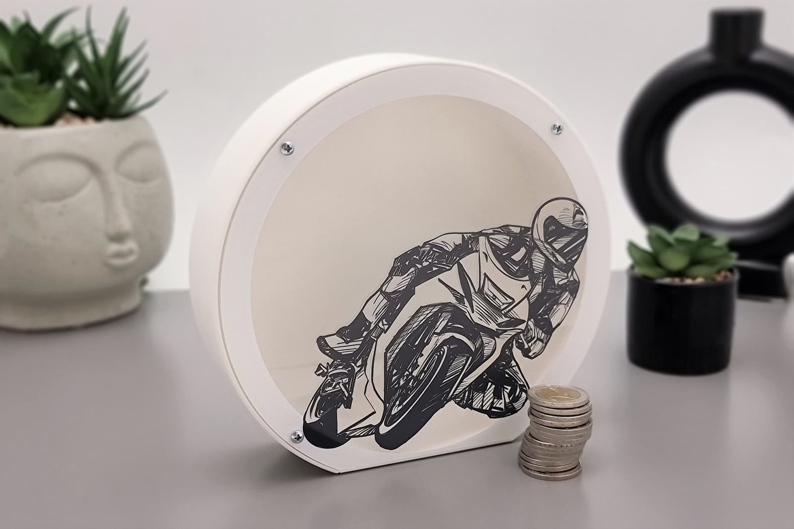 Hucha de moto personalizada, foto 8