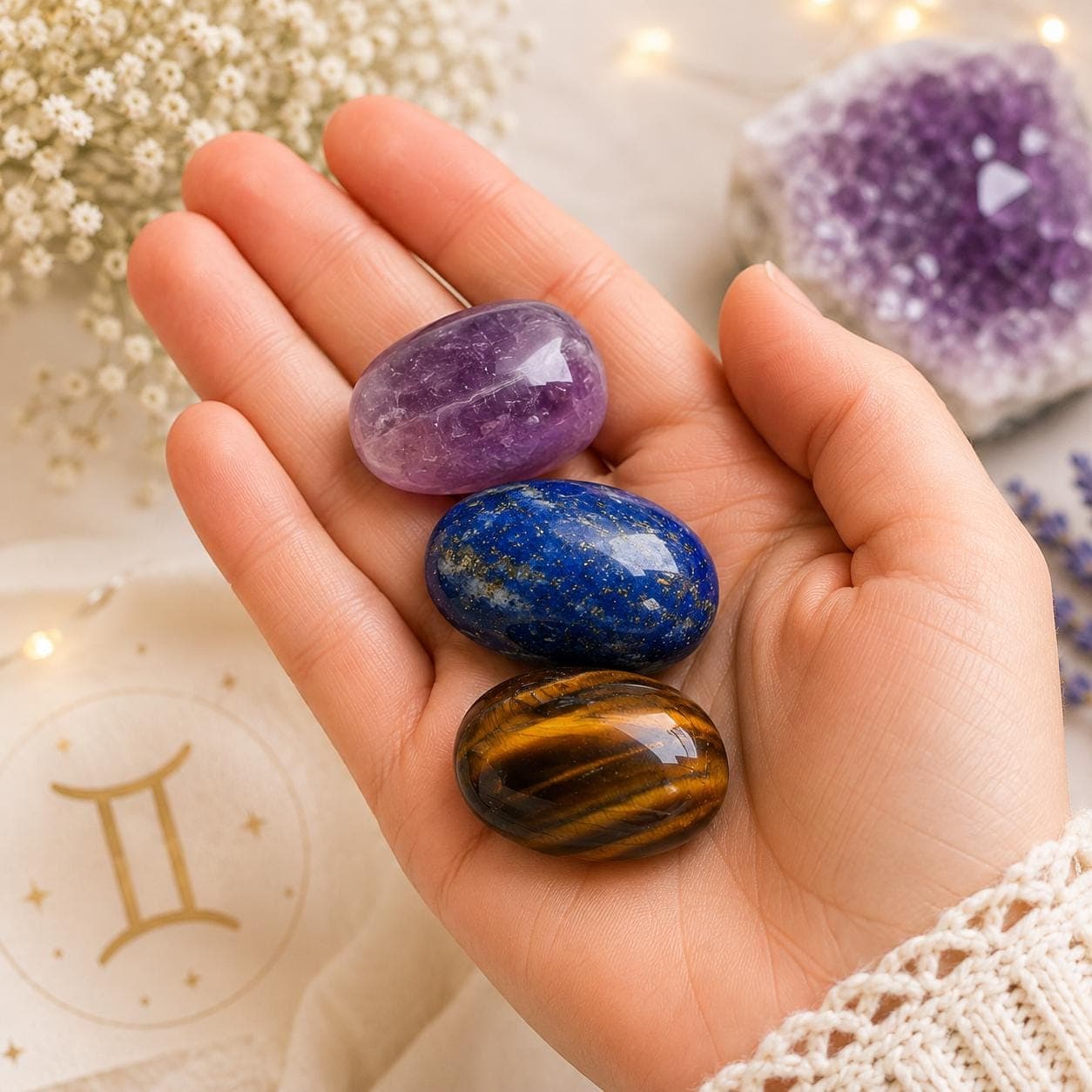 Kit de piedras naturales para geminis, foto 2