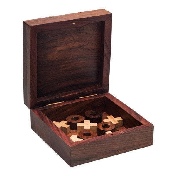 Juego de tres en raya de madera artesanal, foto 3