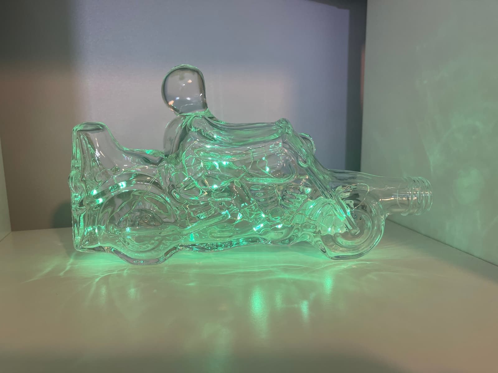 Botella luminosa con forma de moto, foto 10