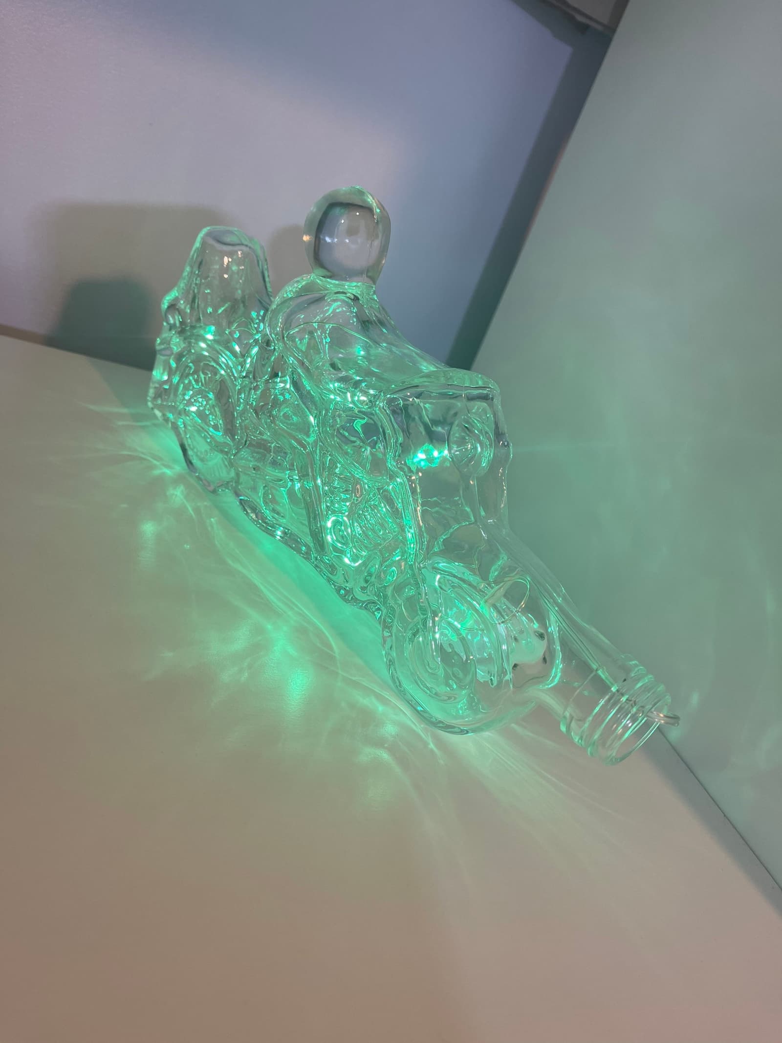 Botella luminosa con forma de moto, foto 4