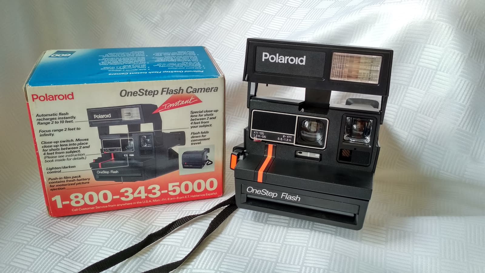 Cámara Polaroid One Step Flash Vintage
