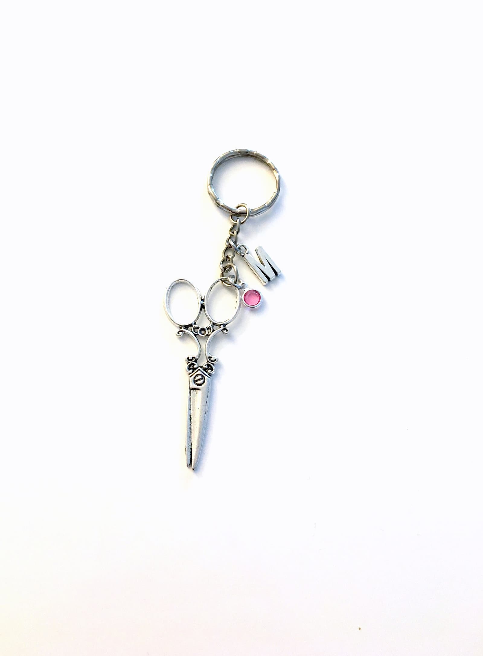 Llavero de tijeras personalizado con inicial, foto 11
