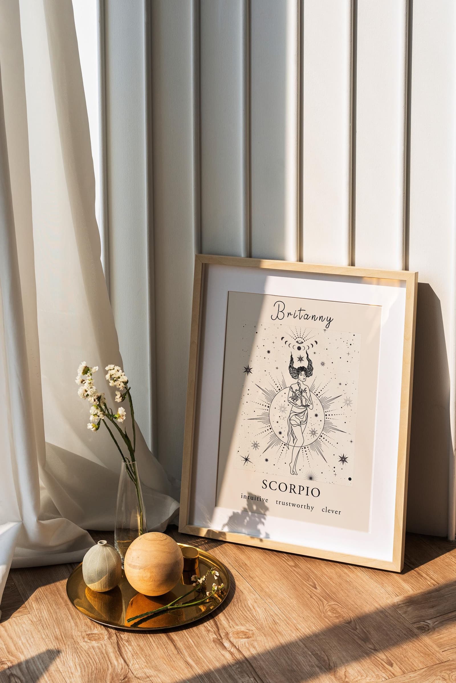 Lámina personalizada del signo Escorpio, foto 4