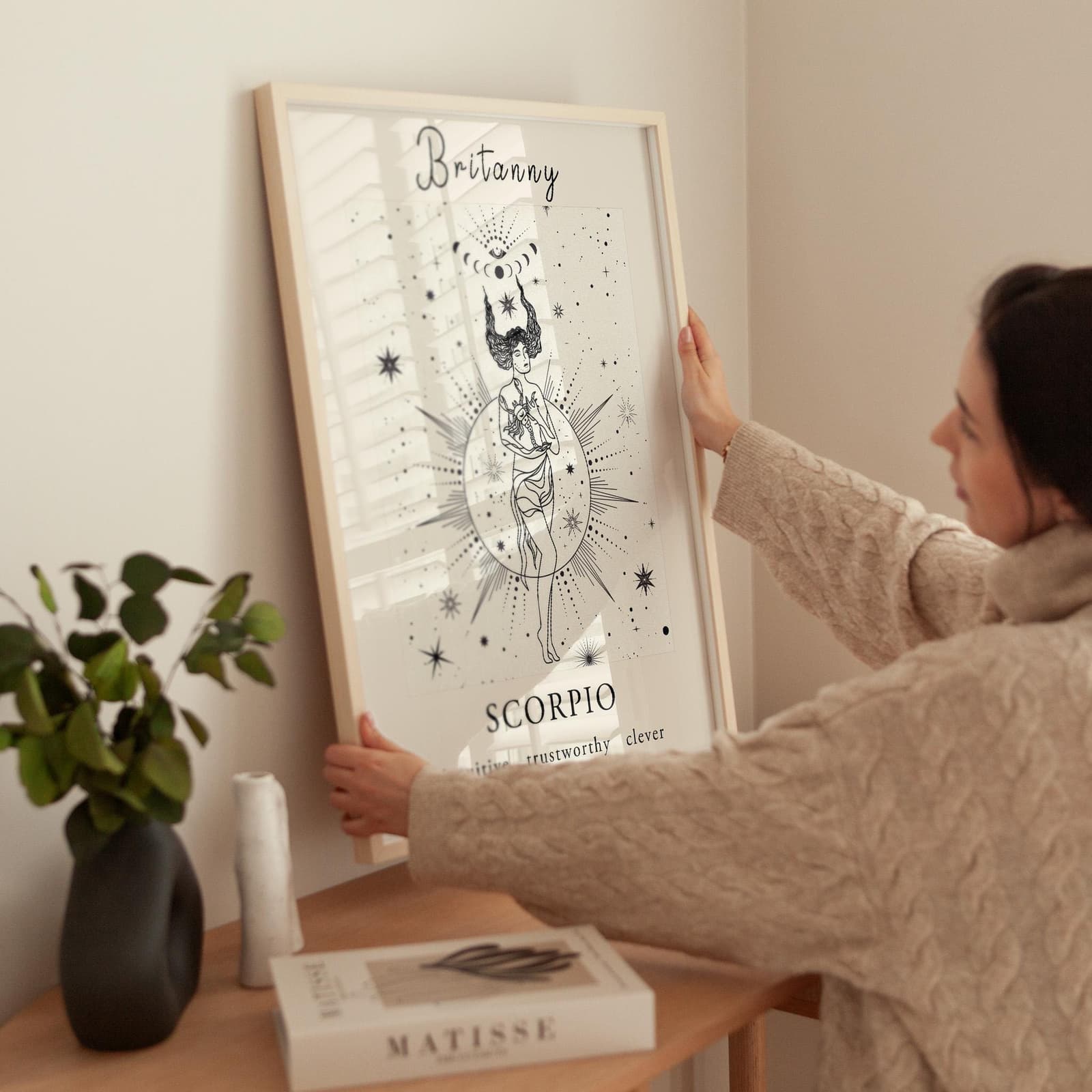 Lámina personalizada del signo Escorpio, foto 3