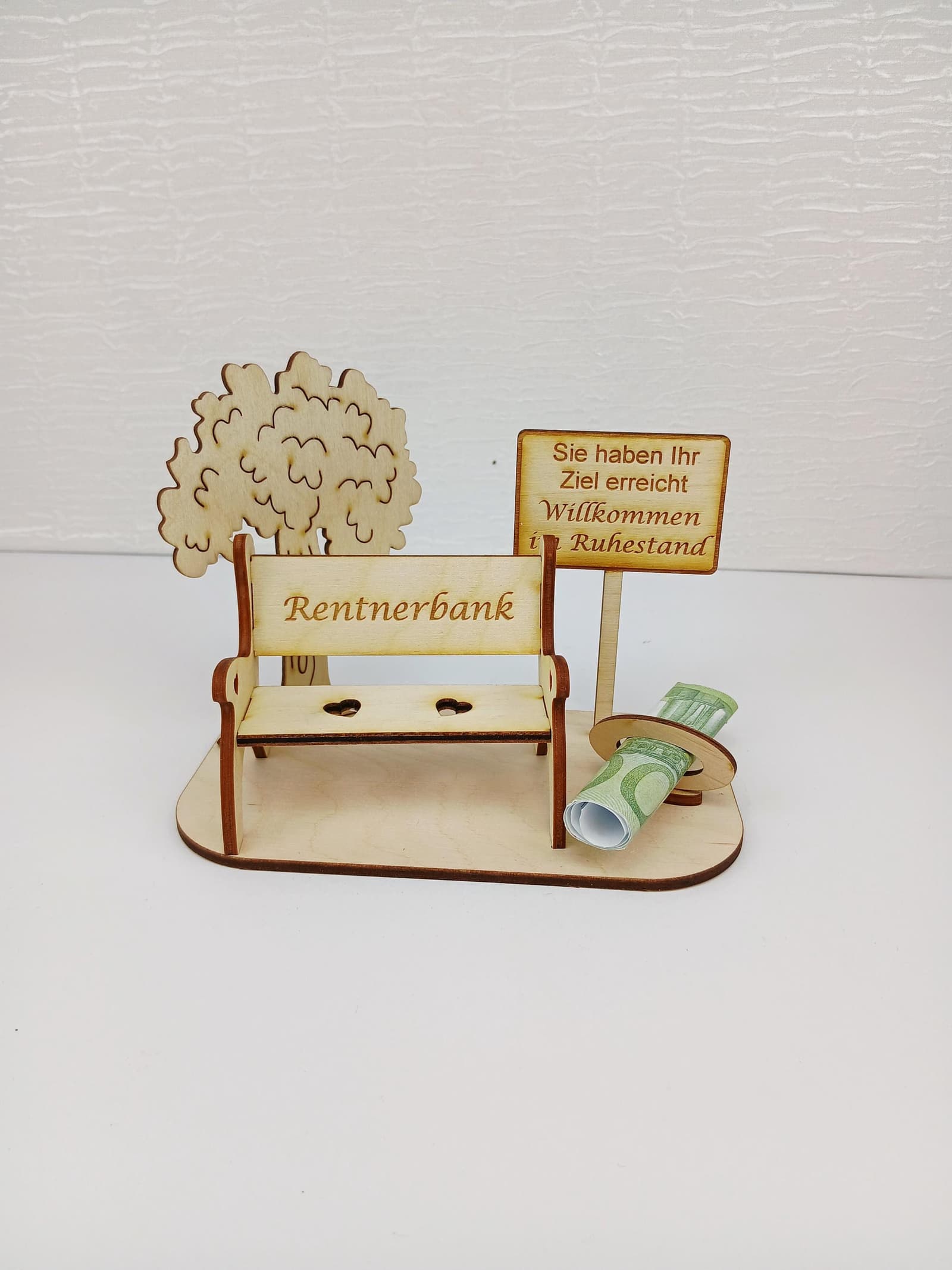 Banco de madera personalizado para regalo de jubilación, foto 14,