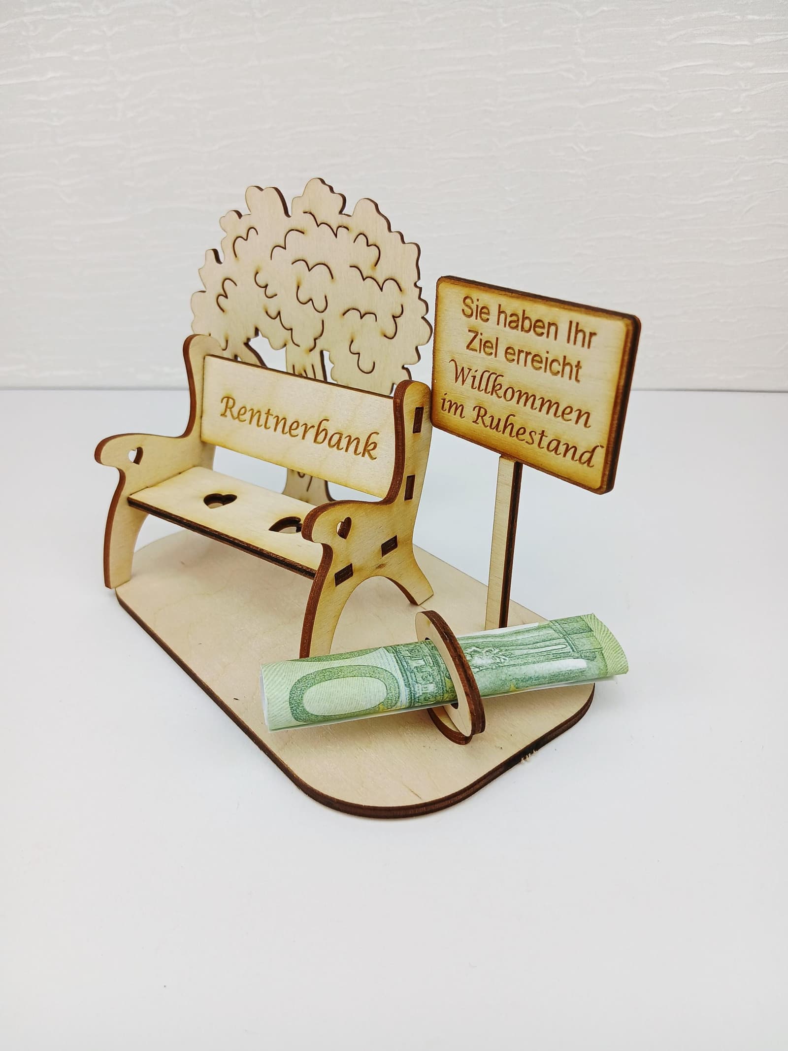 Banco de madera personalizado para regalo de jubilación, foto 12,