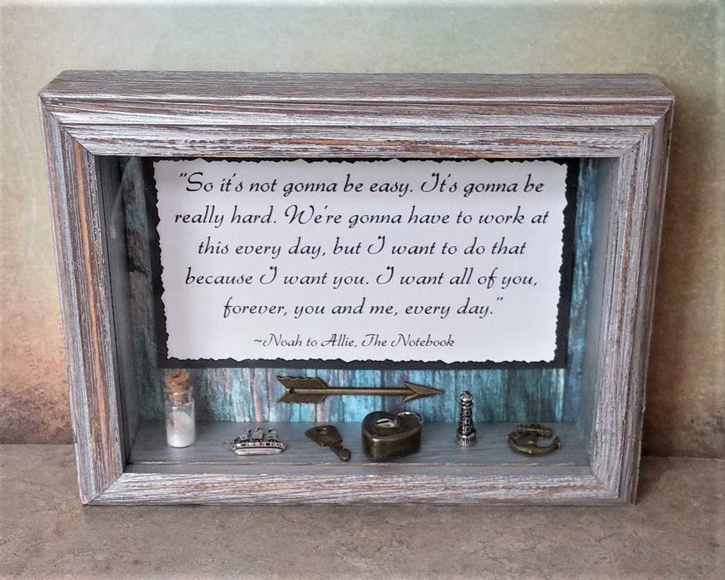 Caja de recuerdos personalizada para tu esposo con vuestra historia de amor, foto 4,