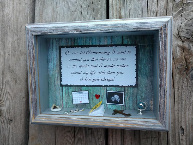Caja de recuerdos personalizada para tu esposo con vuestra historia de amor, foto 2,
