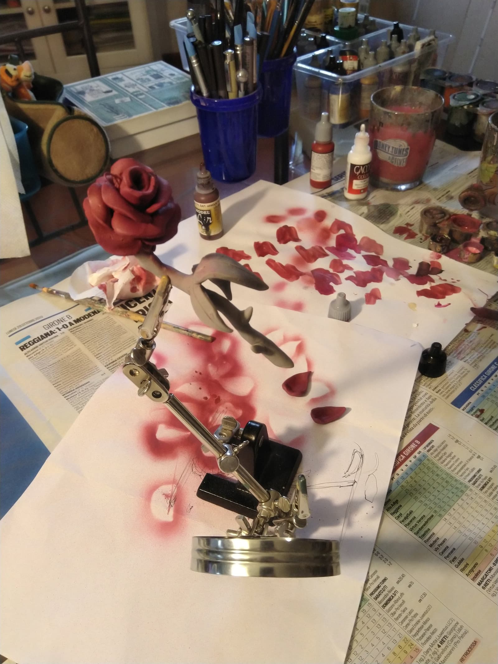 Figura de la Rosa Encantada de la Bella y la Bestia, foto 5
