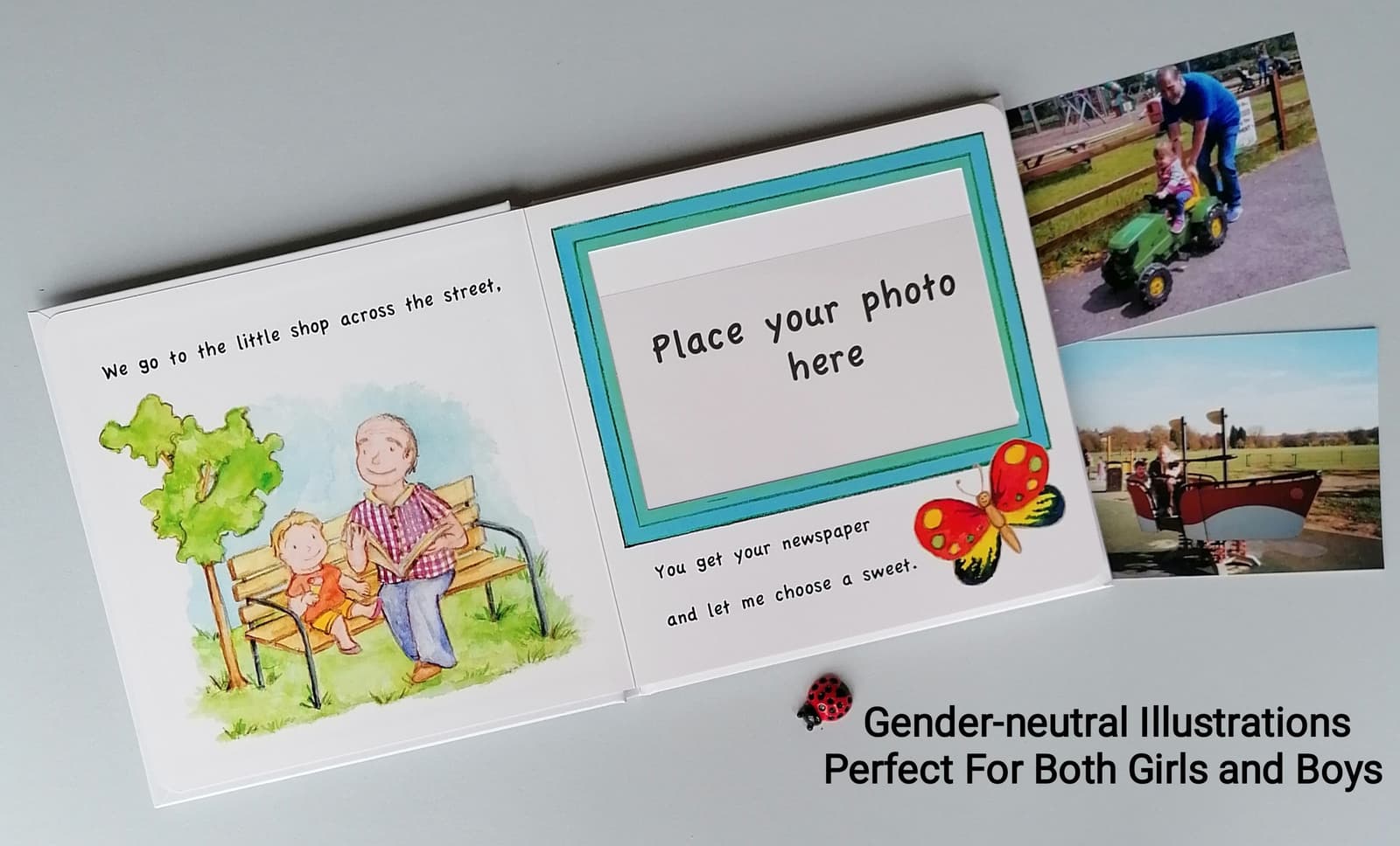 Grandpa I Love You, Grandpa Book, Personalised Book, Photo Keepsake Book, Memory Book Grandpa, New Grandparent Gift, Father's Day Gift, Grandpa Scrapbook, Gift from Grandkid, Grandpa Storybook, Custom Picture Book, Grandpa and Me, Best Grandpa Gift,