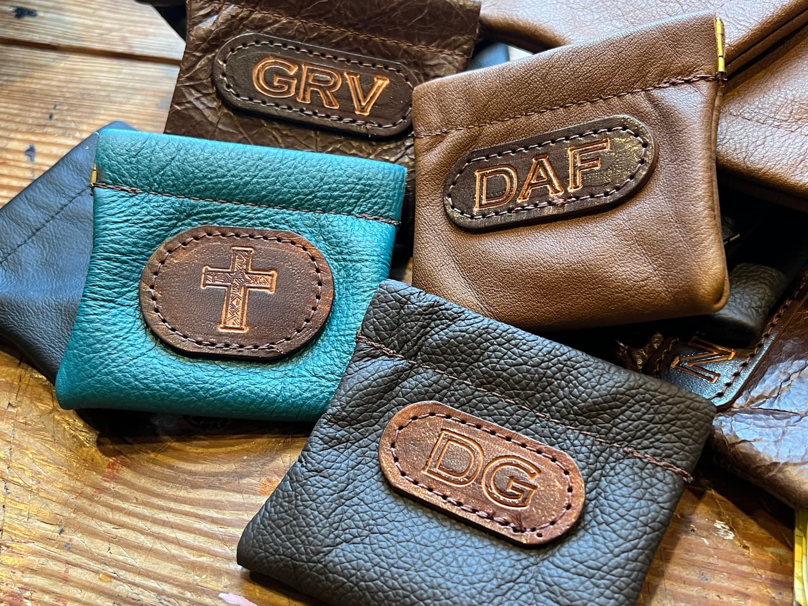 Leather Rosary Pouch, Easter Gift, First Communion Gift, Confirmation Gift, Personalized Case for Prayer Beads, Amish Handmade, Made in USA
