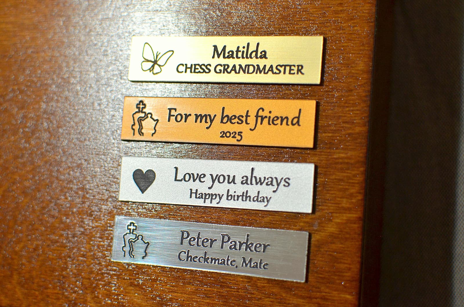 Ajedrez magnético de madera personalizado, foto 9