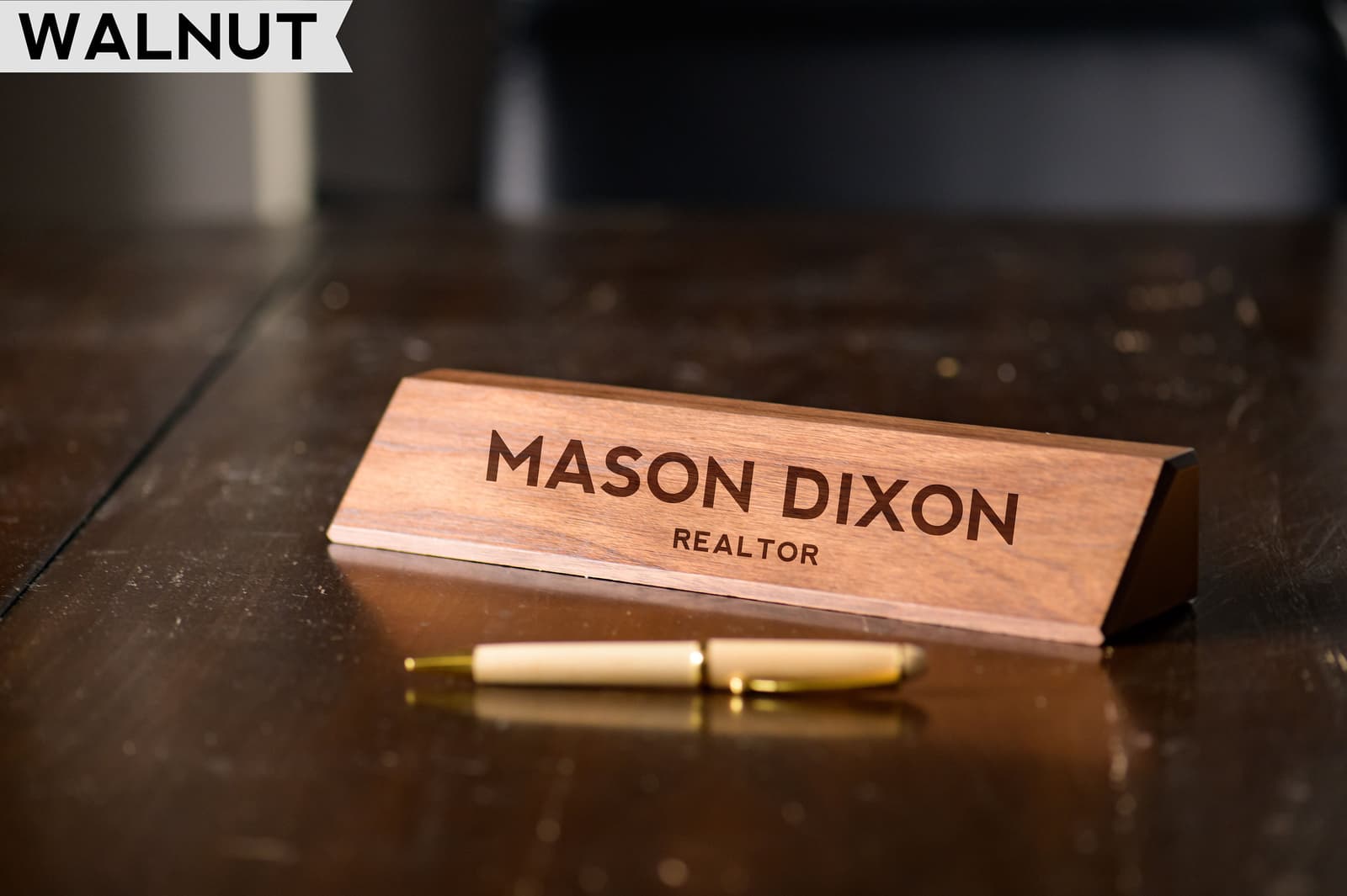 Placa de madera personalizada para oficina, foto 2