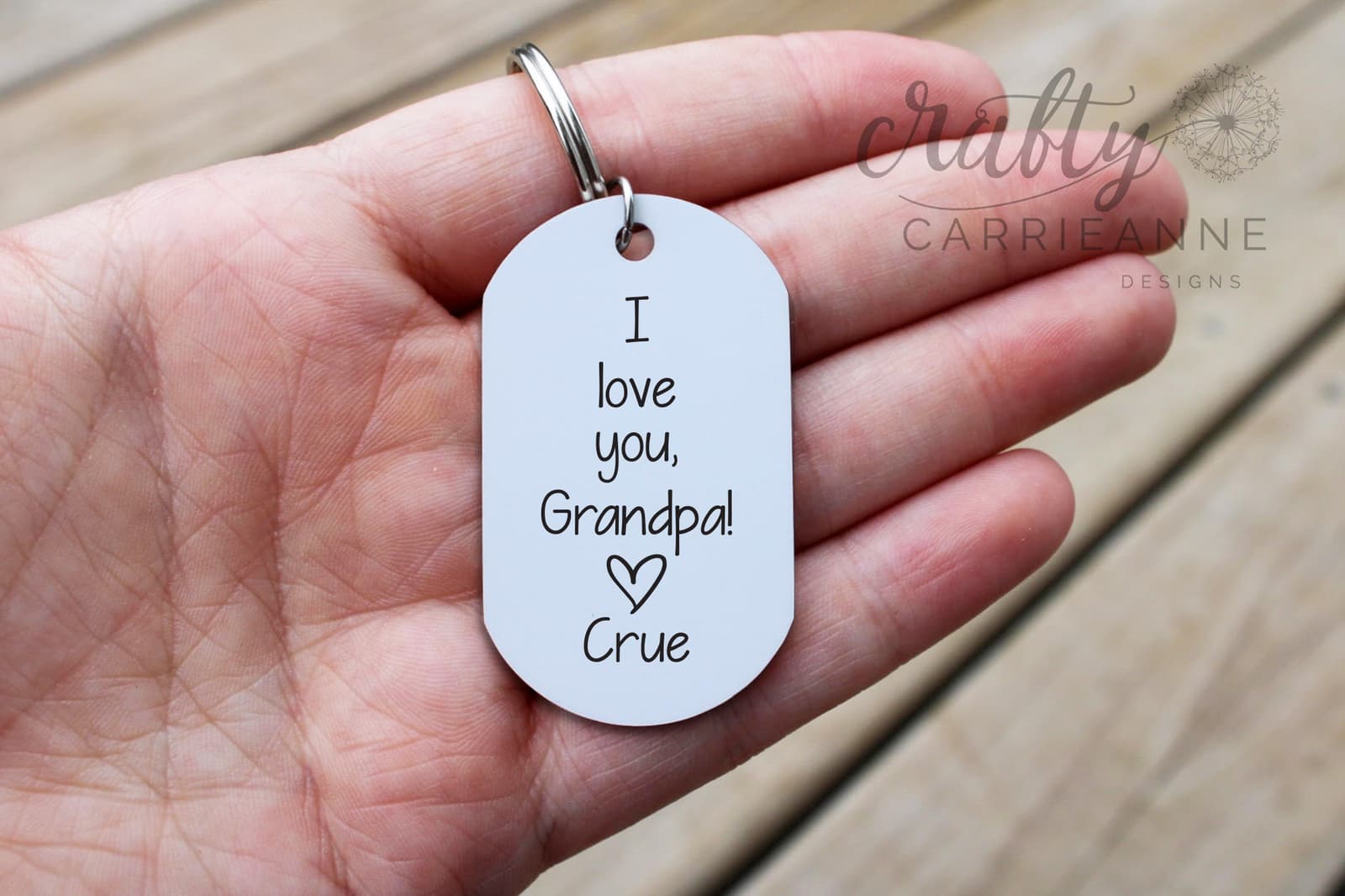 Llavero foto personalizado para suegro e ideado por nietos, foto 4,