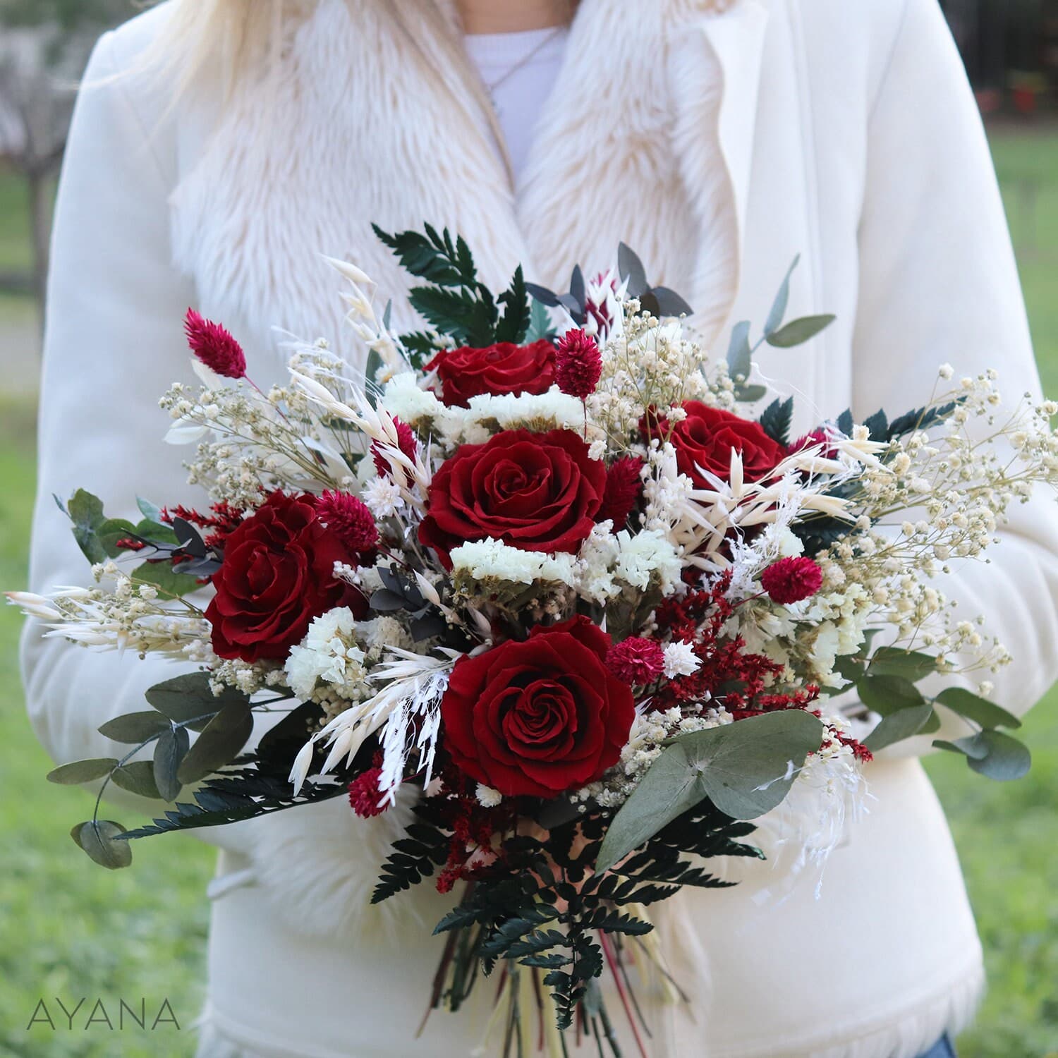 Bouquet de rosas eternas Verone, foto 3