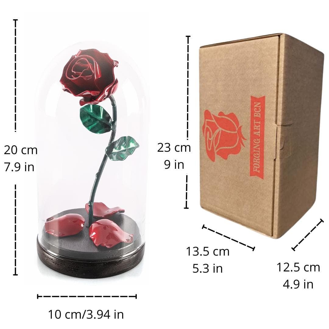 Rosa Encantada de Hierro Forjado, foto 6