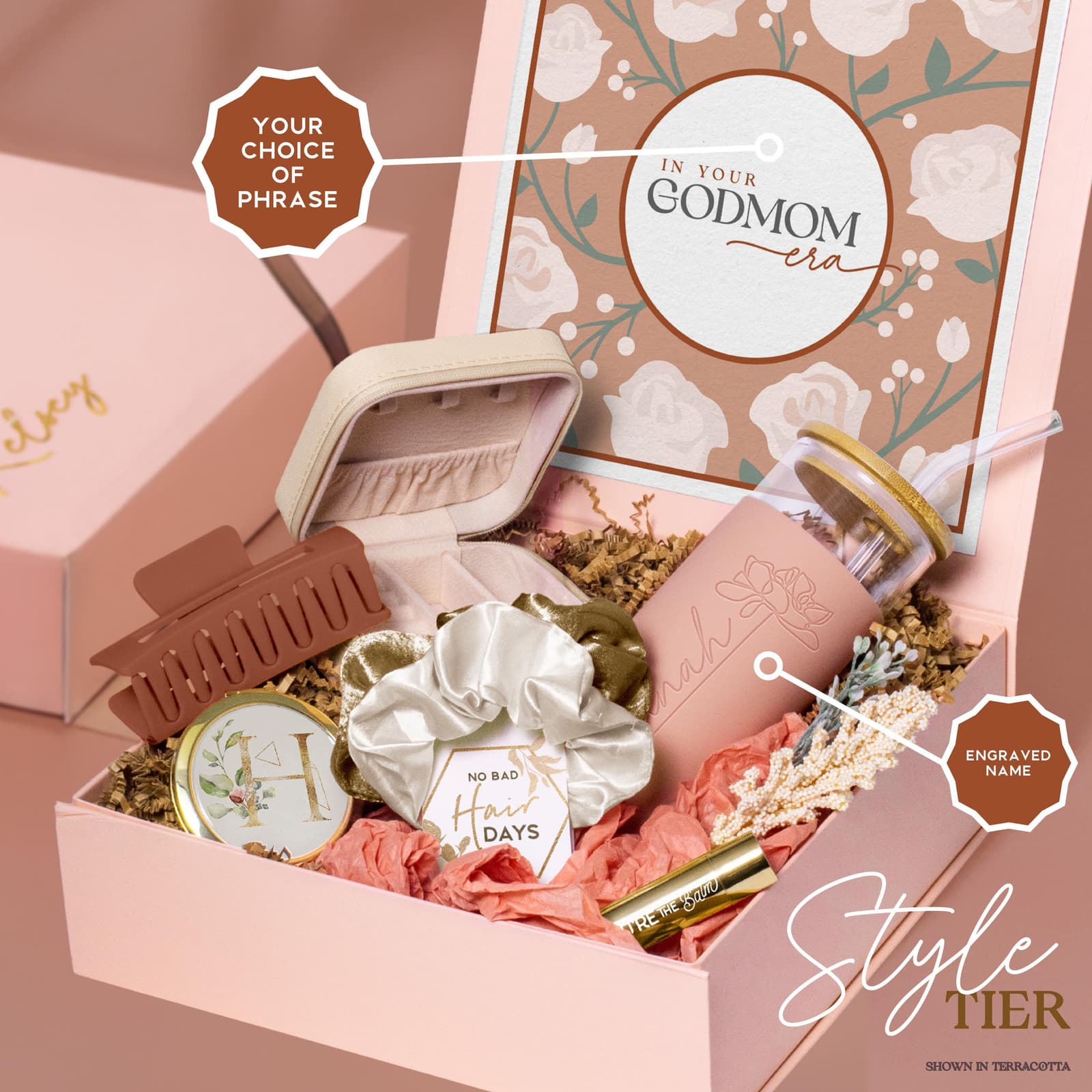 Caja de regalo personalizada para pedir ser madrina, foto 4