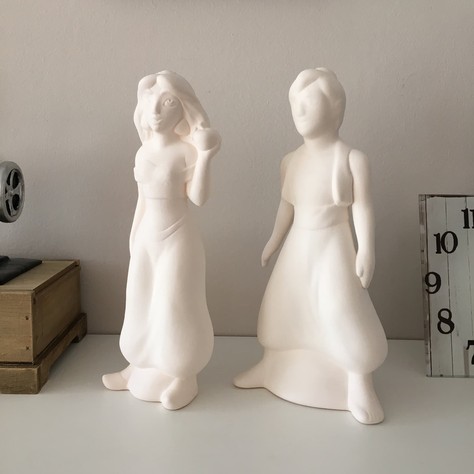 Detalle de la figura de Aladdín