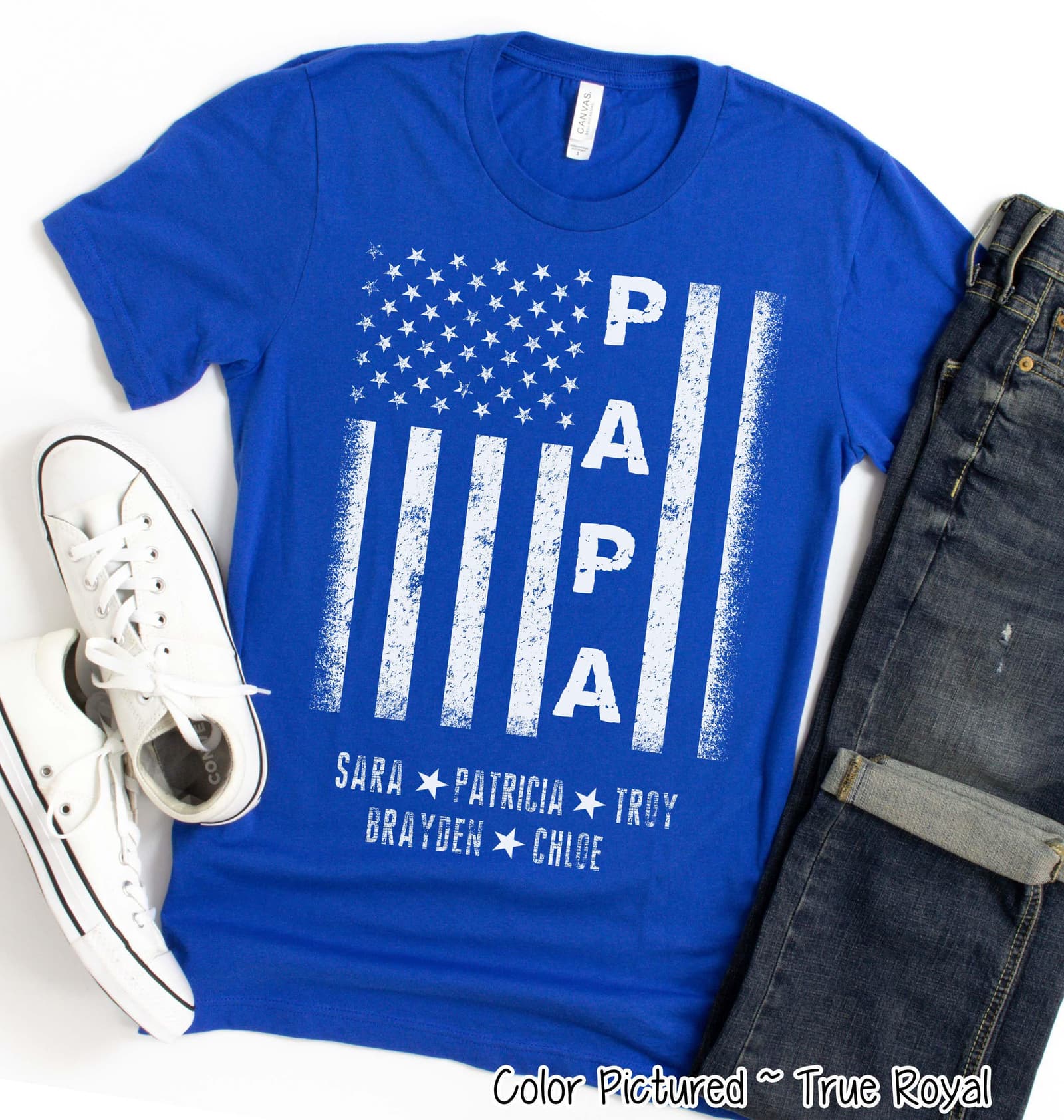 Camiseta personalizada con nombres para padre, foto 3