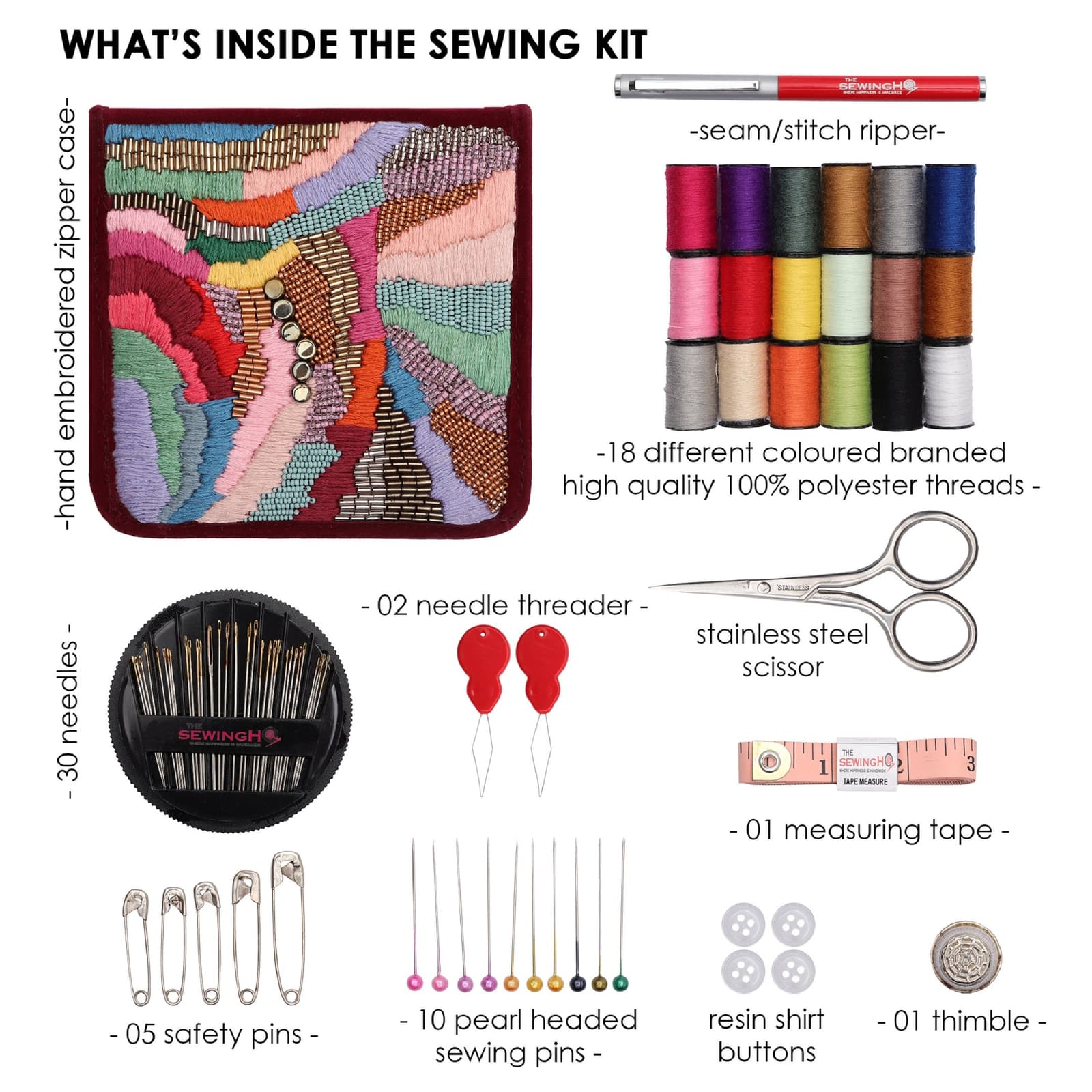 All in one compact Sewing Pouch