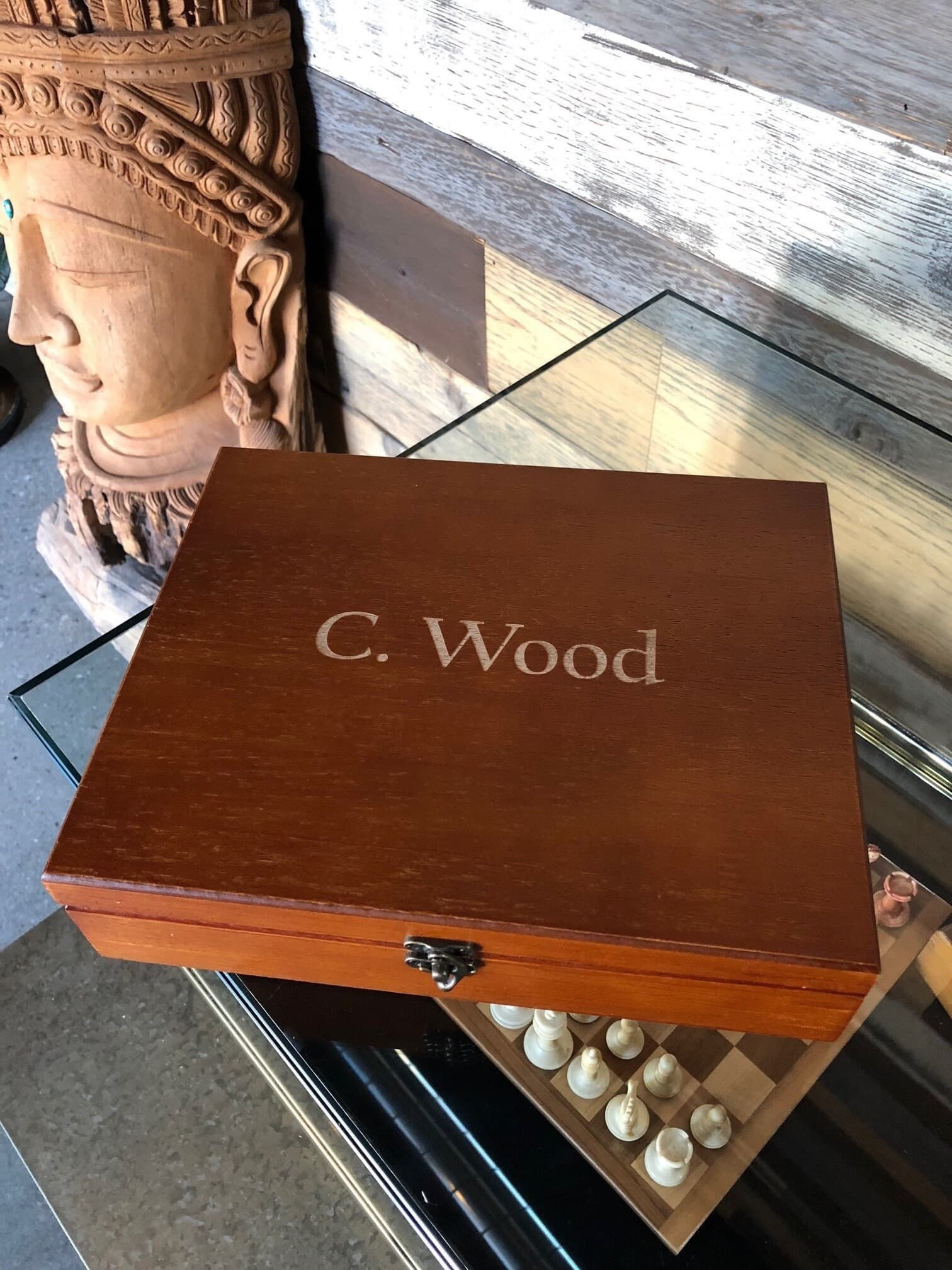 Juego de mesa Shut the Box de madera personalizado, foto 2
