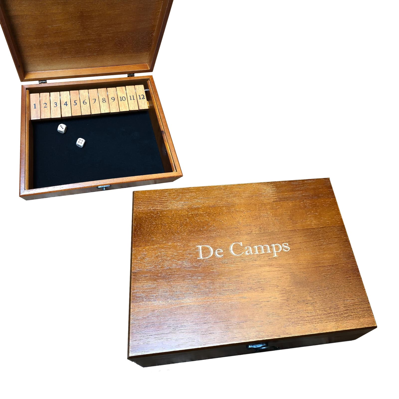 Juego de mesa Shut the Box de madera personalizado, foto 6