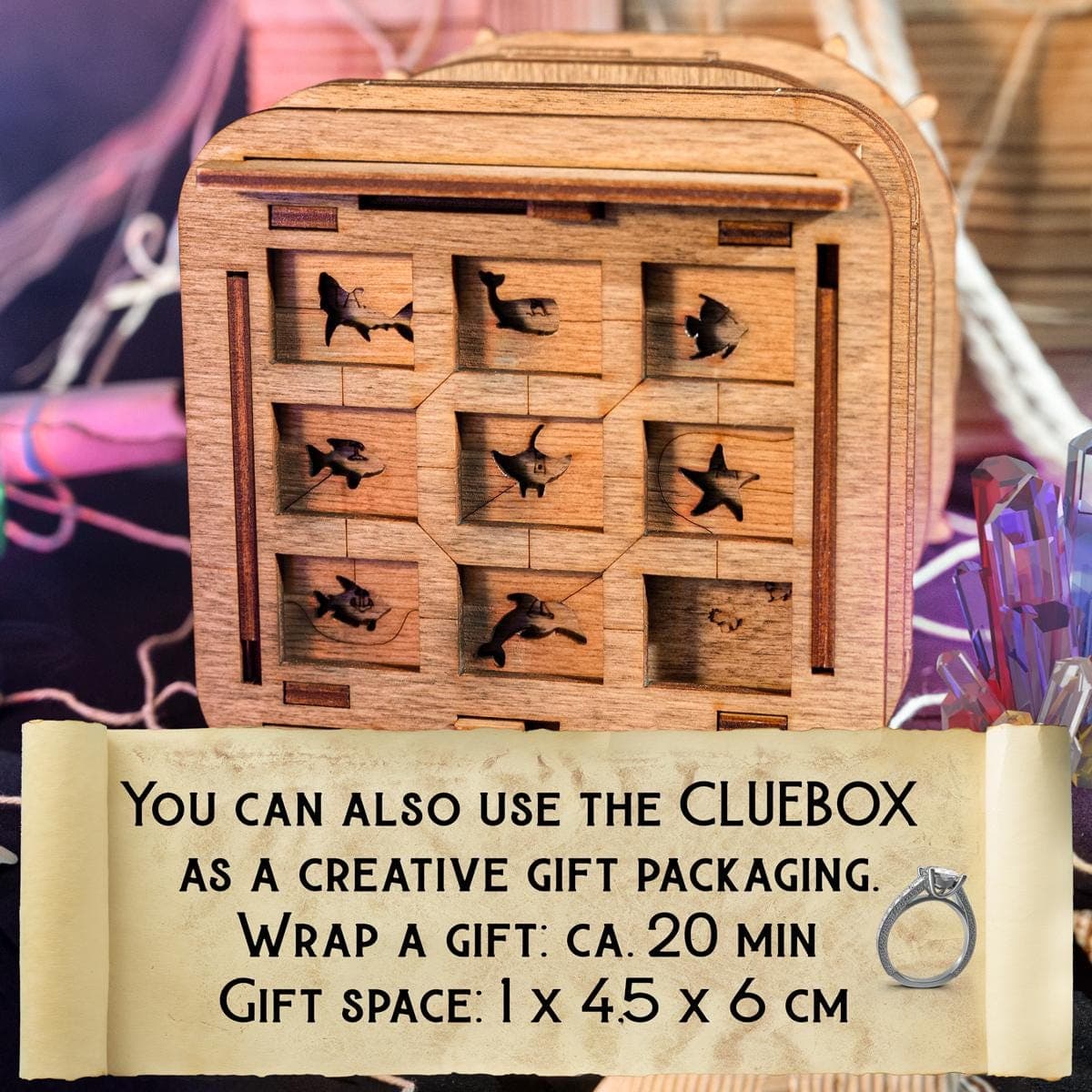 Piezas talladas de la Cluebox Davy Jones Locker
