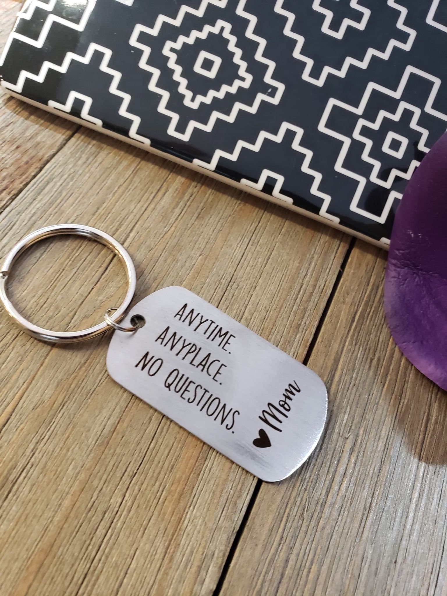 Llavero personalizado para conductor novel o mudanza