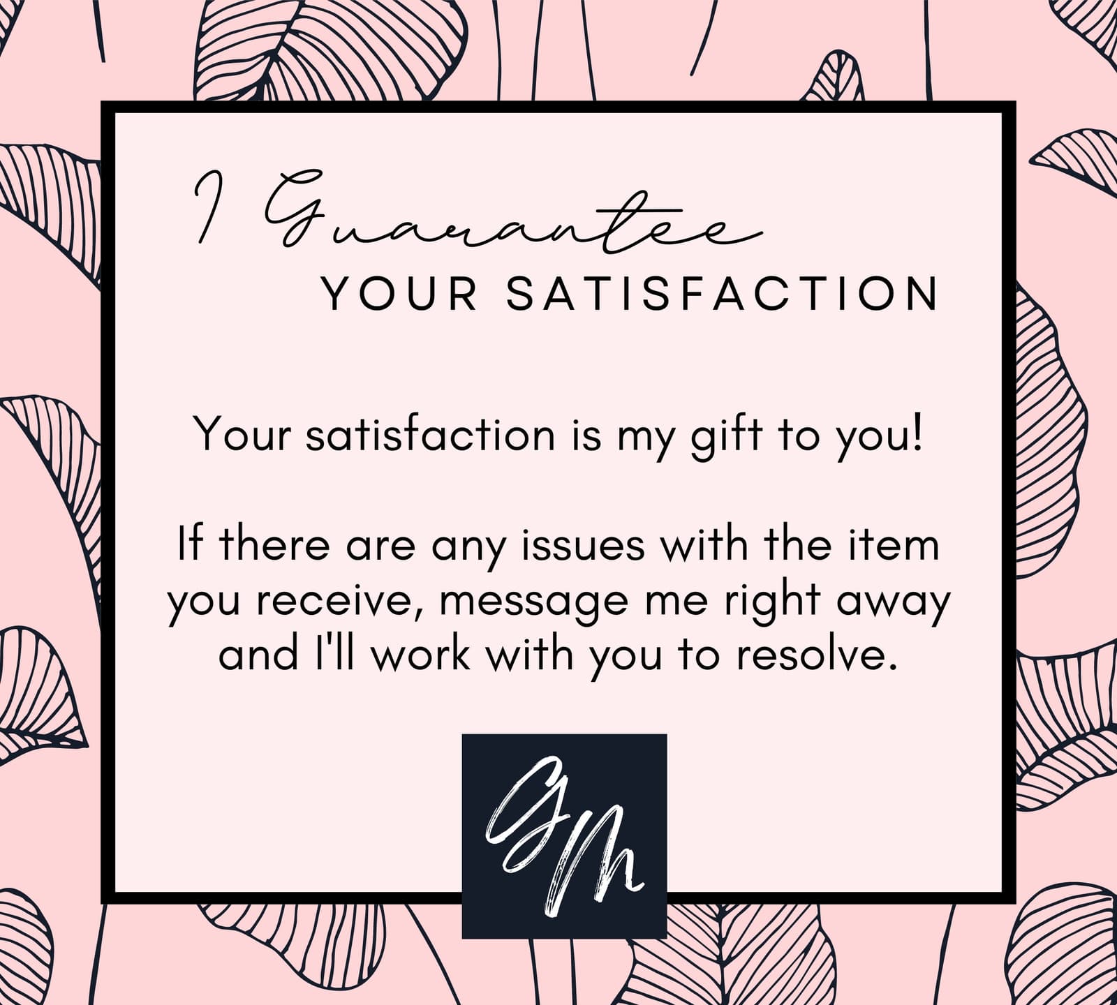 a pink background with a black and white frame and a quote from a woman on,