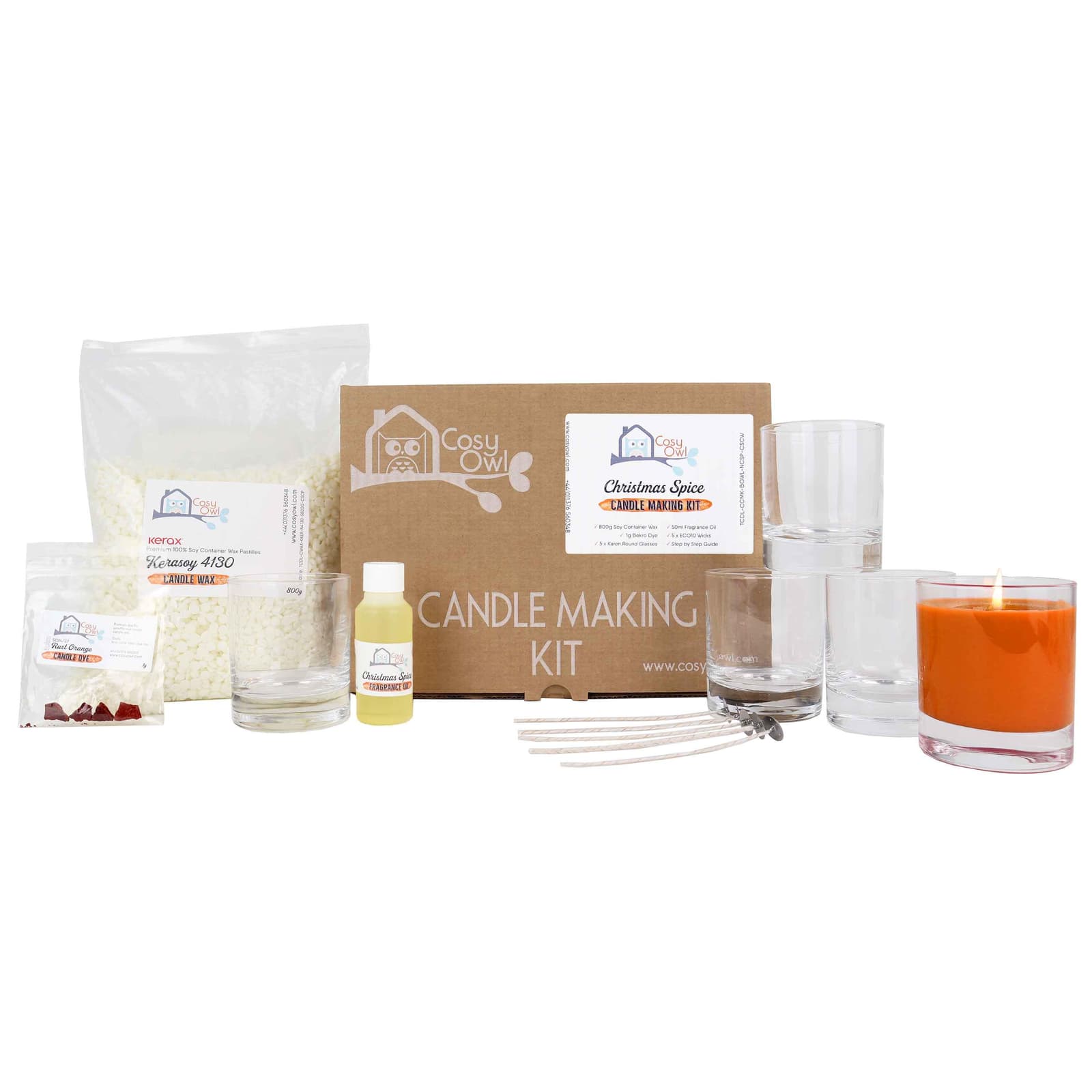 Kit para hacer velas aromáticas navideñas, foto 9